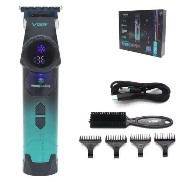 vgr-v-946-professional-hair-trimmer (2) ماشین اصلاح موی سر و صورت شارژی وی جی آر مدل V-946 با موتور ۸۰۰۰ دور