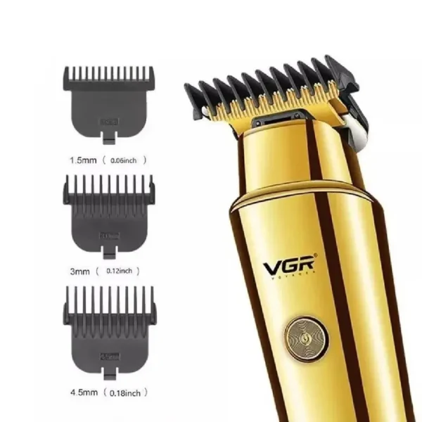 vgr-v-947-professional-hair-trimmer (4) ماشین خط زن سر و صورت شارژی وی جی آر مدل V-947 با نمایشگر دیجیتال