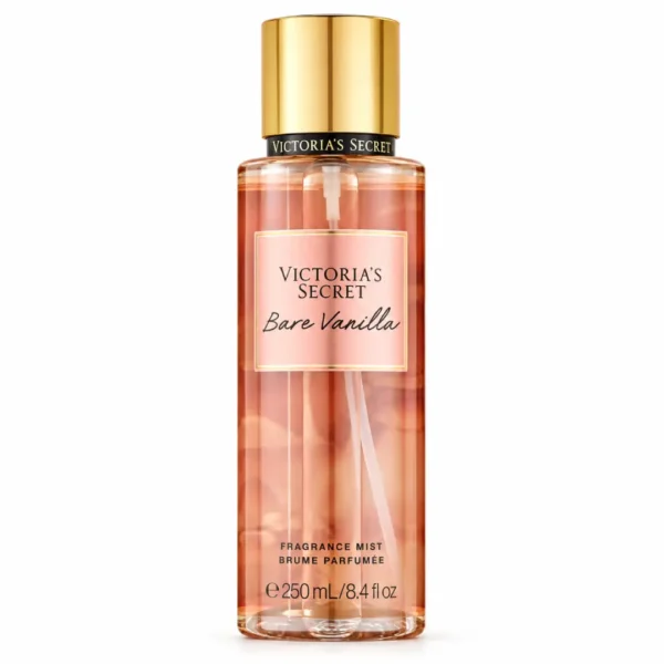 victorias-secret-bare-vanilla-body-mist-250ml بادی اسپلش زنانه ویکتوریا سکرت بیر وانیلا کلاسیک Victoria's Secret Bare Vanilla حجم ۲۵۰ میلیلیتر
