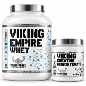 viking-whey-creatine-package پکیج اقتصادی وایکینگ شامل پروتئین وی امپایر ۲۲۷۰ گرم و کراتین ۳۰۰ گرم